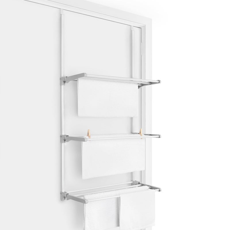 Rayen Folding Drying Rack, White, XXL - Image 2