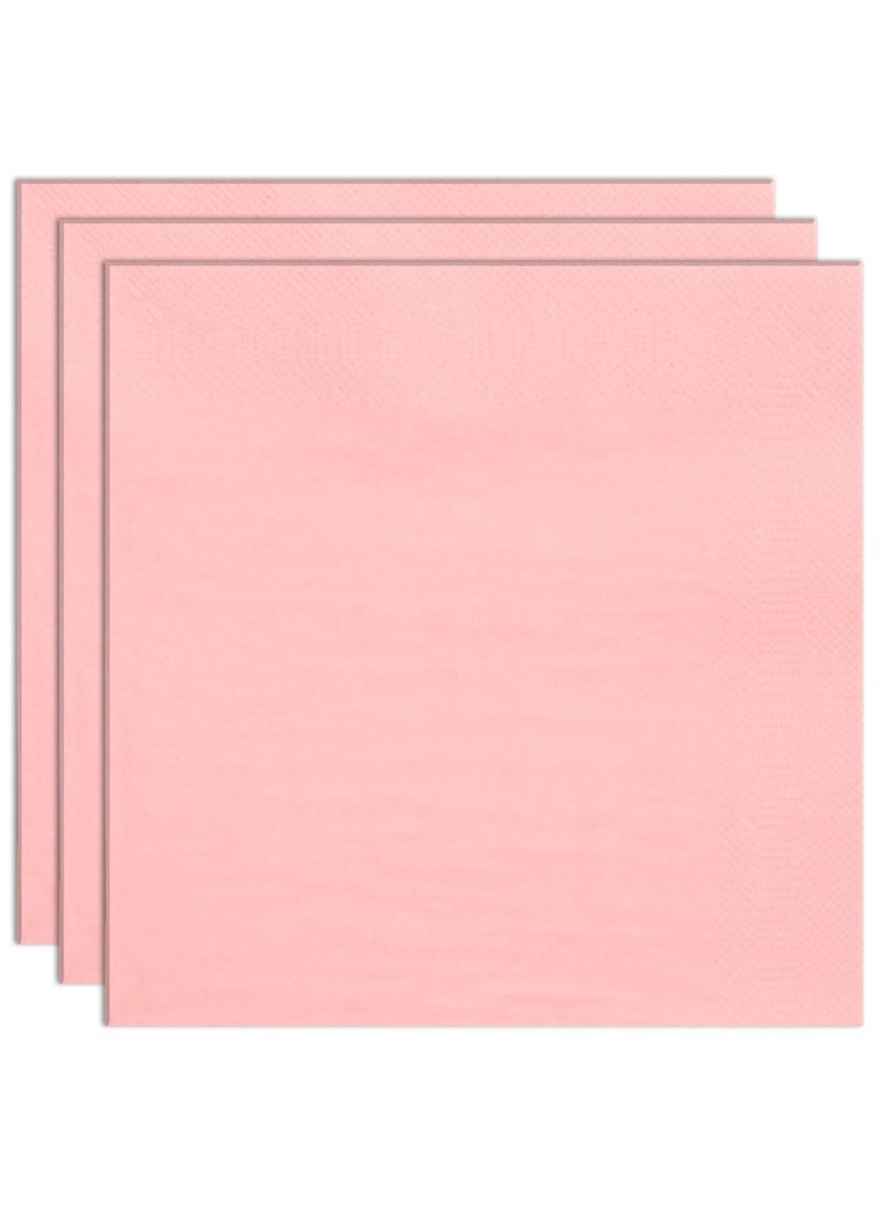 Pink Paper Napkins 33cm 20-Pack