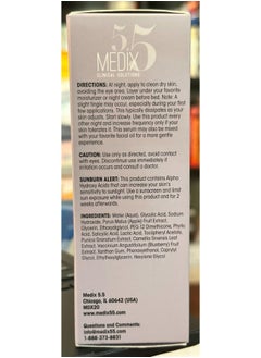 Medix 5.5 Medix 10% Glycolic Acid Face Peel Exfoliating Serum W/Lactic Acid + Salicylic Acid | Gentle Skin Care Exfoliate Facial Peel Treatment Targets Fine Lines, Wrinkles, Large Pores, Age Spots |1.75 Fl Oz  - Image 4
