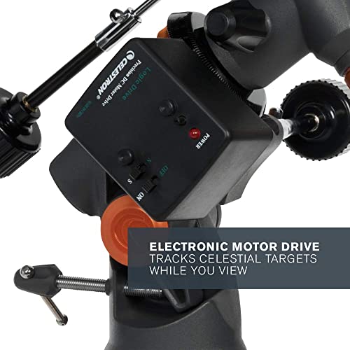Celestron AstroMaster 130EQ Motor Drive Telescope with Smartphone Adapter and AstroMaster Accessories Kit (130EQ MD) - Image 2