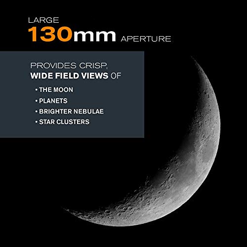 Celestron AstroMaster 130EQ Motor Drive Telescope with Smartphone Adapter and AstroMaster Accessories Kit (130EQ MD) - Image 5