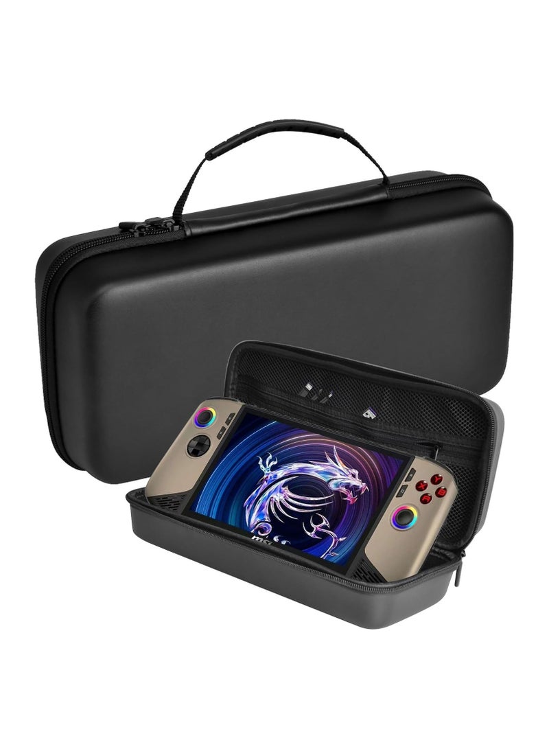 Protective case for MSI Claw 8 AI+ (2025), Travel tote for gaming handheld, Hard case with stand mode and mesh pocket for MSI Claw 8 AI+ accessories - Image 1