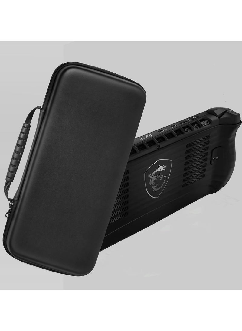 Protective case for MSI Claw 8 AI+ (2025), Travel tote for gaming handheld, Hard case with stand mode and mesh pocket for MSI Claw 8 AI+ accessories - Image 3