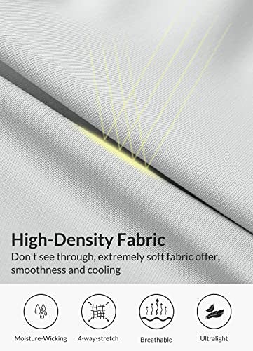 baleaf Women's SPF Jacket Sun Shirt UV Protection Hoodie Zip Up Long Sleeve Hooded Summer Clothing Running Hiking Grey L - Image 5