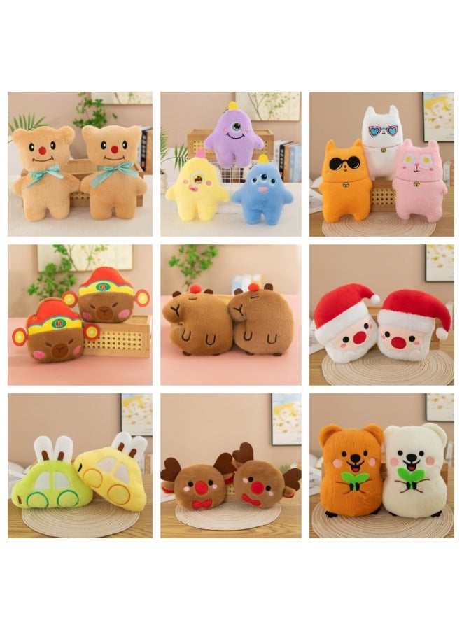 Cartoon 20cm Plush Toy Doll Doll Catch Doll Machine Flow Eight Inch Doll Video Game City Gift Wholesale-Specifications:18-20cm-Color:Little Monster - Image 1