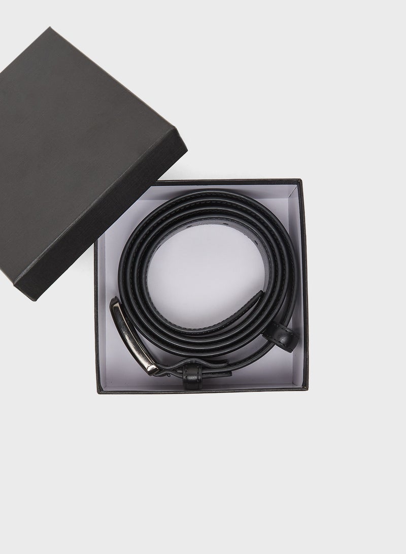 Robert Wood Genuine Leather Formal Belt - Image 3