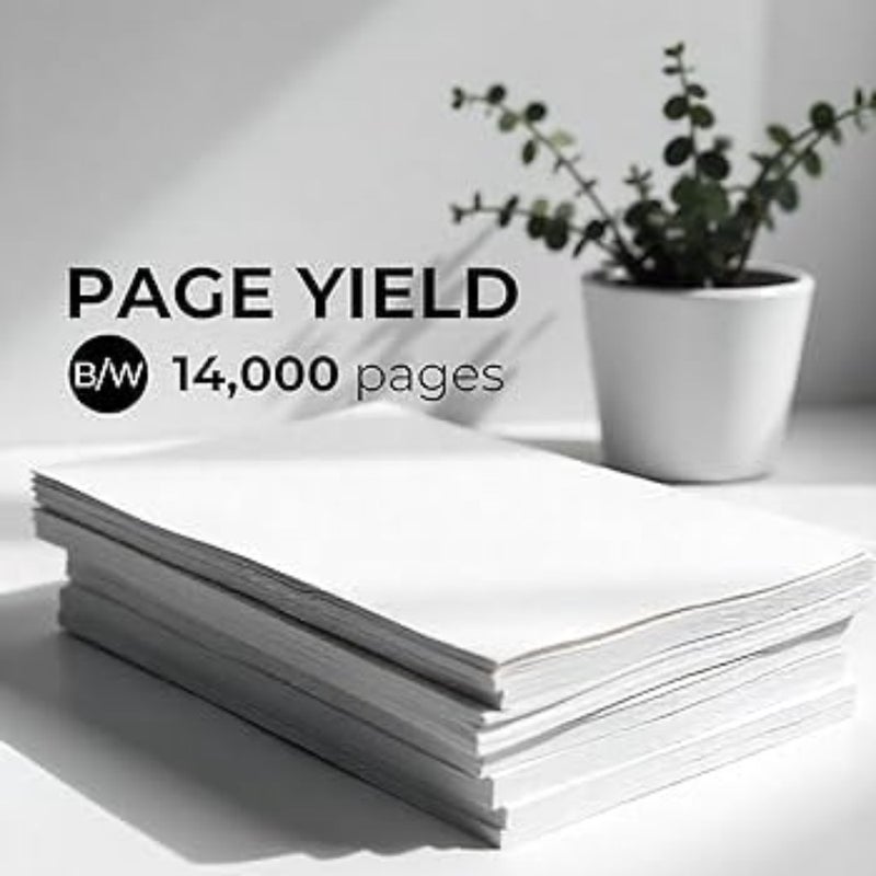 طابعات الليزر المكتبية؛ خرطوشة حبر سوداء عالية الإنتاجية؛ لمسة نهائية سوداء غير لامعة؛ متوافق مع أجهزة Ricoh IM370/IM370F/IM460/IM460F، وينتج 13500 صفحة - Image 4