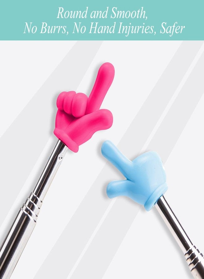Kamwuld 5Pcs Pointer Finger Stick - Multipurpose Teacher Supplies Pointer Stick, Classroom Pointer and Finger Pointer Stick, Engaging Colors - Classroom Essentials for Effective Presentations - Image 3