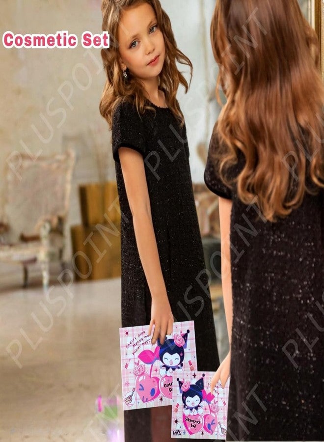 PLUSPOINT Kids Makeup Kit for Girls, Washable Makeup Set for Girls, Make up Set for Kids, Girl Toys Children Play Beauty Kit with Folding Case Birthday Gifts for Girls Age 4 5 6 7 8 Year Old - Image 5