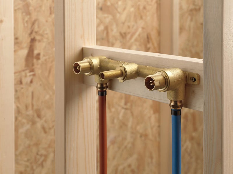 Delta Faucet Wall-Mount Rough-In Valve for Delta 2-Handle Wall-Mount Bathroom Faucets R3500-WL - Image 2