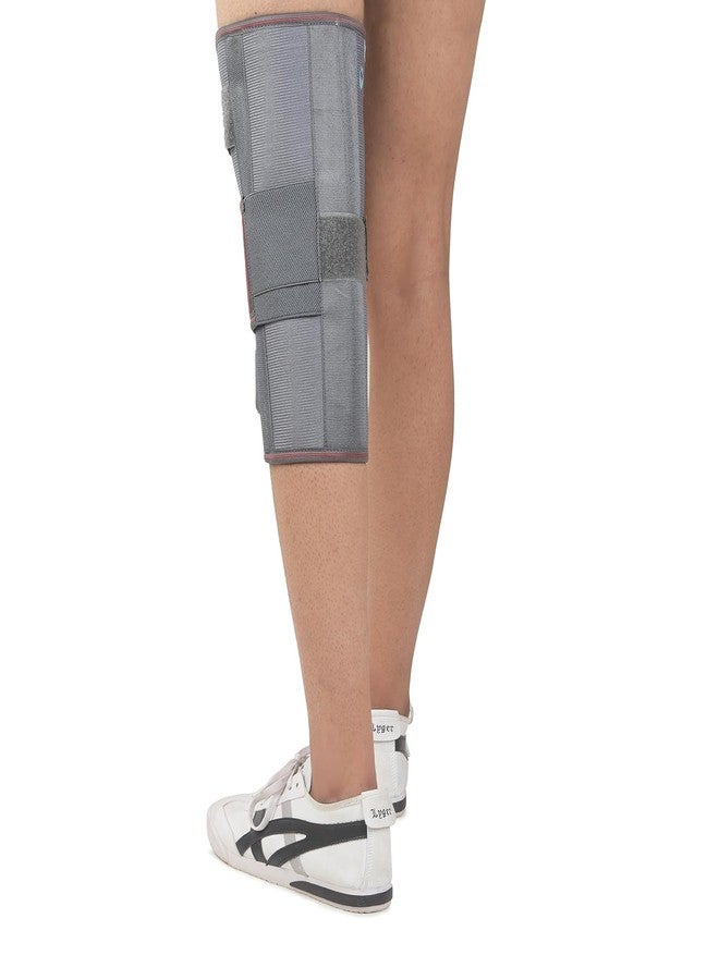 KUDIZE Short Knee Immobilizer Brace | Knee Support for Knee & Joint Pain, Dislocation Injuries for Men & Women (XXL) - Image 2