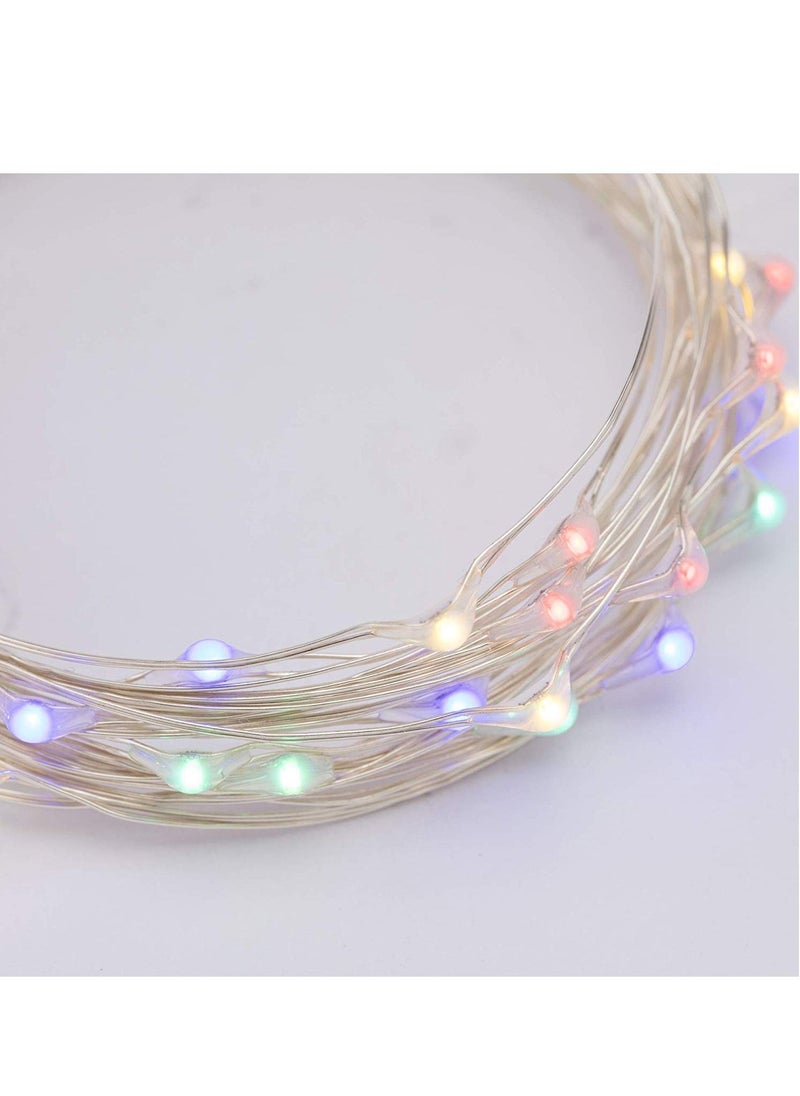 Generic String Lights Fairy Lighting 20 LED Moon Lamp Battery Operated Decoration Lighting for Indoor Outdoor Bedroom Home DIY Wedding Bar Holiday Party  - Image 5