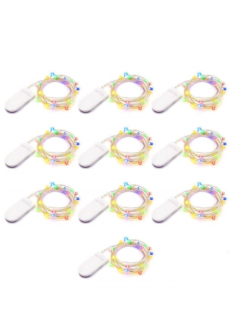 Generic String Lights Fairy Lighting 20 LED Moon Lamp Battery Operated Decoration Lighting for Indoor Outdoor Bedroom Home DIY Wedding Bar Holiday Party  - Image 1