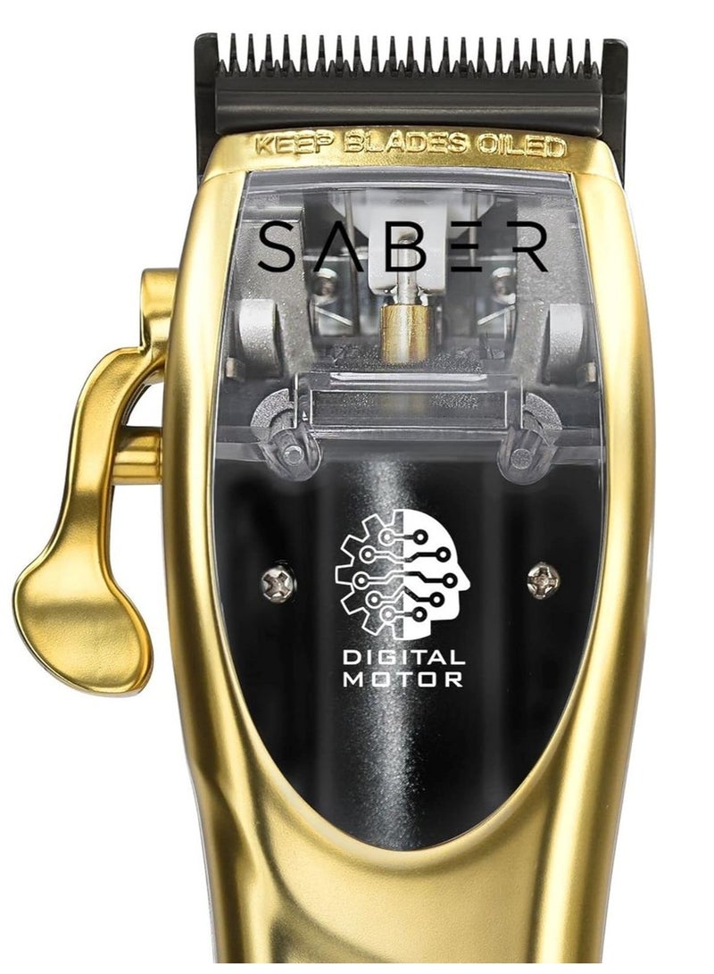 Stylecraft Saber Professional Full Metal Body Digital Brushless Motor Cordless Hair Trimmer (Brushed Gold) - Image 2