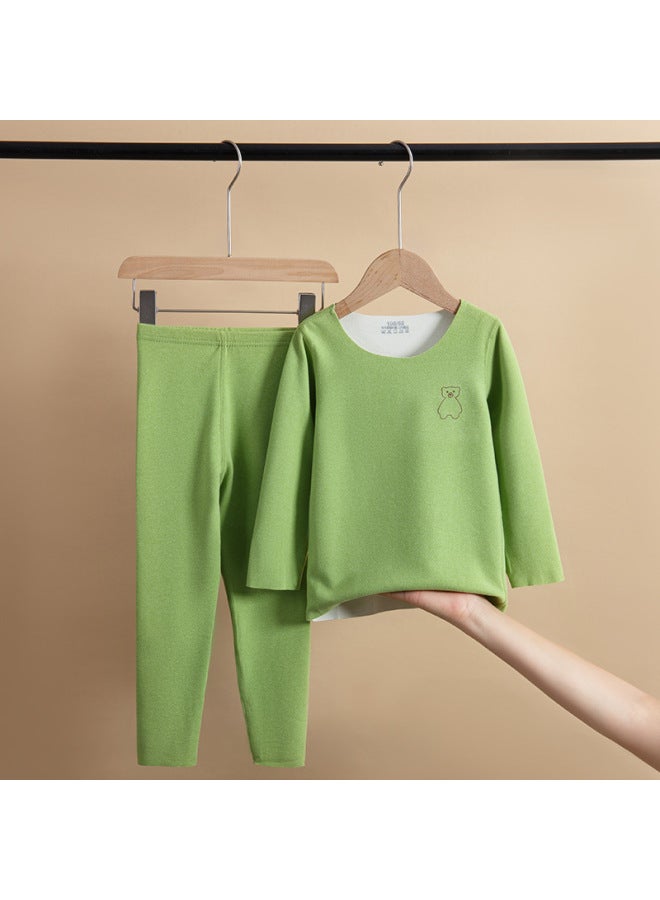 Two-piece Children's Seamless Thermal Underwear Set For Boys And Girls Autumn And Winter Pajamas