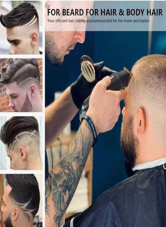 Denx Hair Clipper DX1360 90Min Working Time Black - Image 3