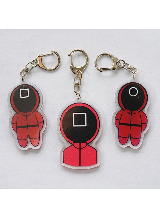 NIBEMINENT Squid Game Acrylic Creative Key Chain 6cm - Image 2