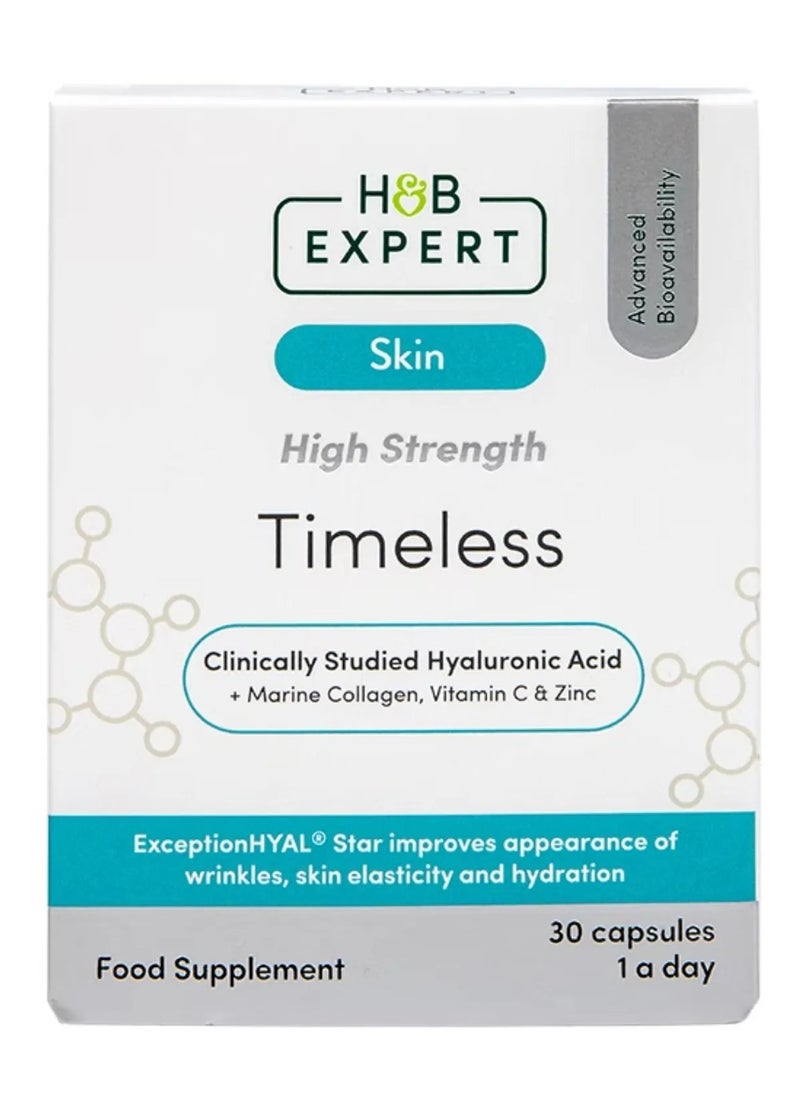 H&B H&B Expert Skin High Strength Timeless Collagen Supplement Tablets, Pack of 30's 