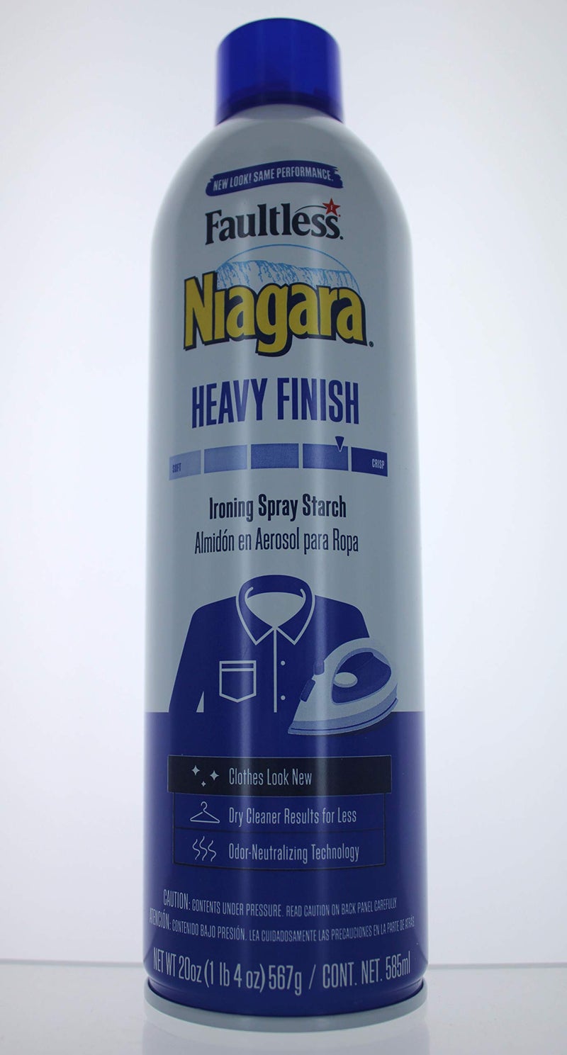Niagara Spray Starch Heavy Fuerte Iron Glides Easily 20 Oz - Image 1