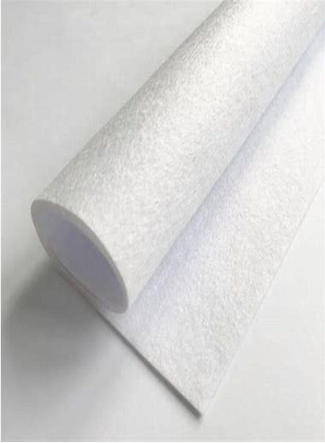 CANVASS Pack of 20 Bright A4 Size Multicolored Stiff Felt Sheet 1mm Thick for Craft (20cm*30cm) (White) - Image 1