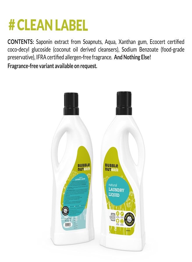 بابل نات ووش سائل غسيل الملابس BubbleNut Wash (5 لترات) - طبيعي بالكامل، عضوي، آمن للأطفال، مناسب للحيوانات الأليفة، عشبي - مصنوع من جوز الصابون، (1.8 لتر (عبوة واحدة)) - Image 5