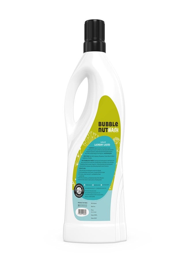 بابل نات ووش سائل غسيل الملابس BubbleNut Wash (5 لترات) - طبيعي بالكامل، عضوي، آمن للأطفال، مناسب للحيوانات الأليفة، عشبي - مصنوع من جوز الصابون، (1.8 لتر (عبوة واحدة)) - Image 2
