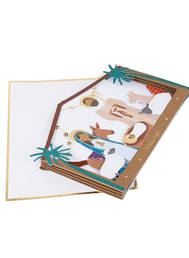 Meri Meri Nativity Diorama Card