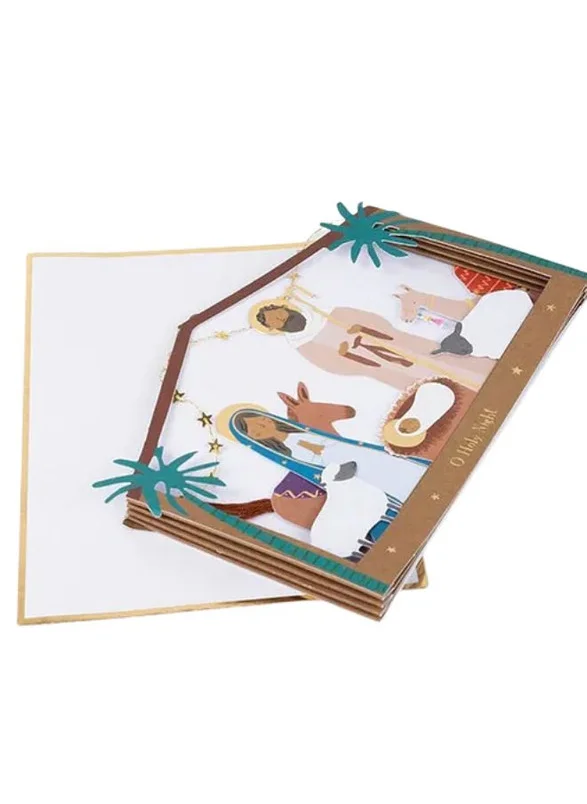 Meri Meri Nativity Diorama Card
