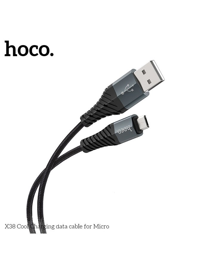 hoco. X38 Cool Charging data cable for Micro  - Image 2