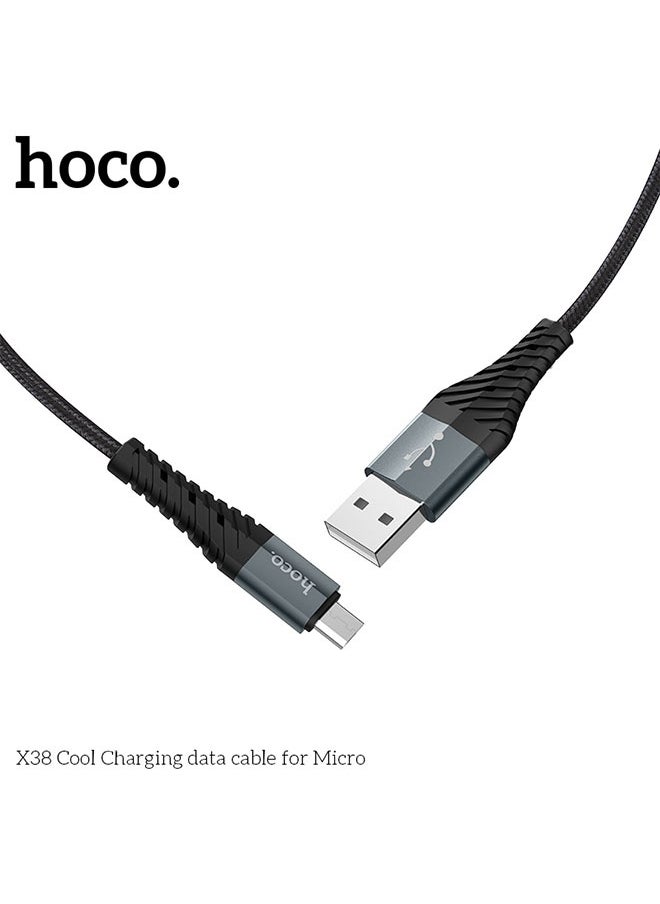 hoco. X38 Cool Charging data cable for Micro  - Image 3