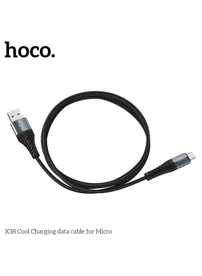 hoco. X38 Cool Charging data cable for Micro  - Image 4