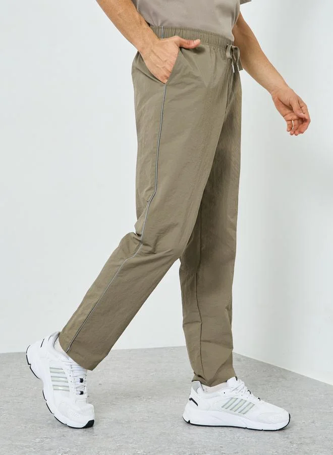 Men Olive Lightweight Training Track Pant