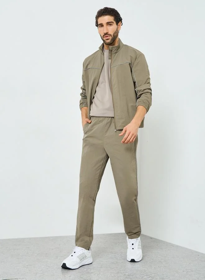 Styli Active Men Olive Lightweight Training Track Pant