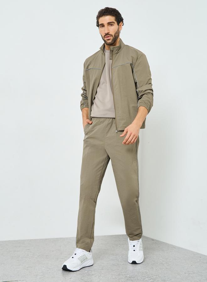 Styli Active Men Olive Lightweight Training Track Pant - Image 2