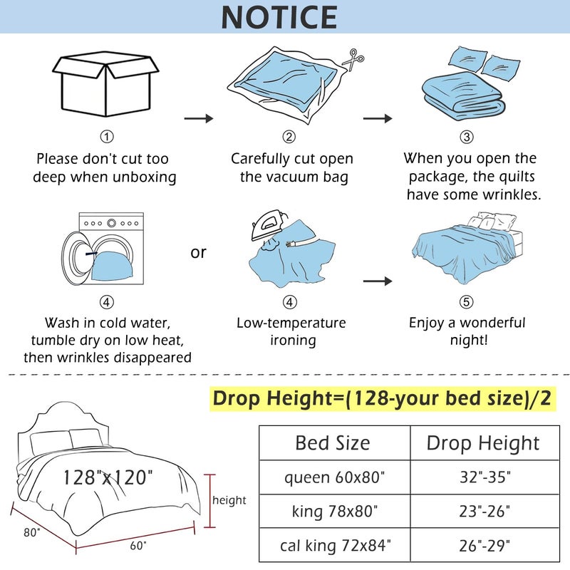 Cmfshape Oversize King Bedspread 128"x120",3 Piece California King Quilt,Lightweight Bed Quilt Set for All Season,Modern Geometric Pattern Bedding Set Beige - Image 3