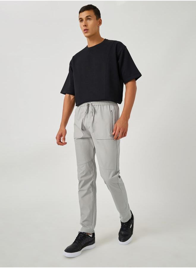 Fort Collins Solid Drawstring Waist Regular Fit Pants  - Image 2
