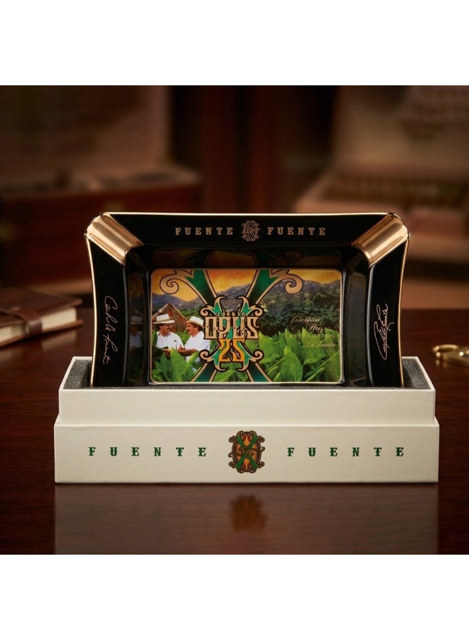 Arturo Fuente 25th Anniversary Large Ceramic Cigar Ashtray – Heavy Duty Luxury Ash Tray with 4 Cigar Rests for Home, Patio & Cigar Lounge - Image 5