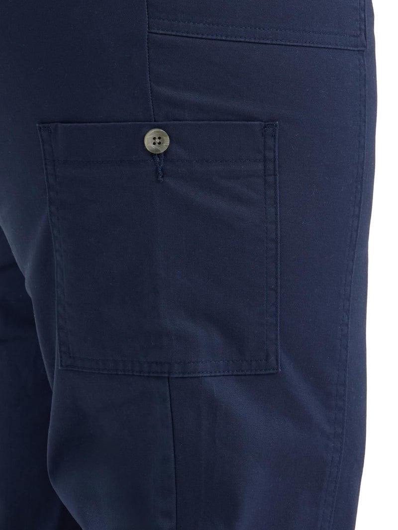 Lee Women's Plus Size Ultra Lux Comfort with Flex-to-Go Utility Pant Mood Indigo 24 Plus - Image 3