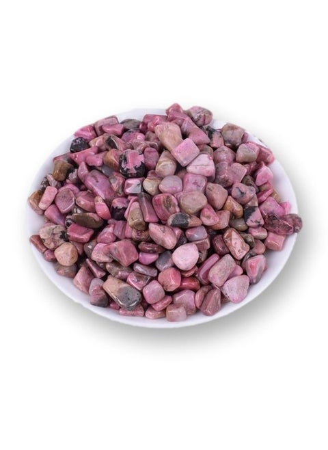 Natural Rose Quartz Crystal Crushed Stone Irregular Shaped