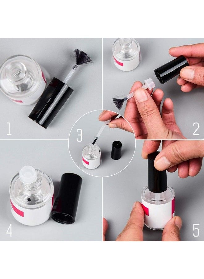 Waldd - 20 Pieces Nail Polish Replacement Brush Dipping Powder Liquid Replacement Brushes Gel Liquid Brushes For Salon - Image 1