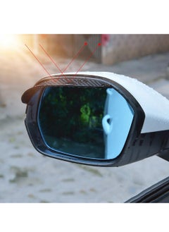 RATSAW Mirror Rain Visor Eyebrow Side Mirror Visor Rain Guards Universal Fit for Car 2 Pack Side Mirror Covers  - Image 3