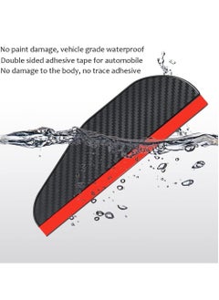 RATSAW Mirror Rain Visor Eyebrow Side Mirror Visor Rain Guards Universal Fit for Car 2 Pack Side Mirror Covers  - Image 5