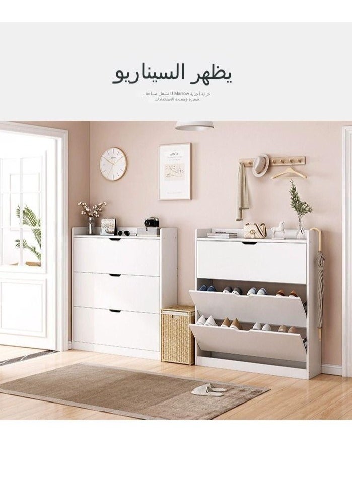 رف للأحذية رفيع للغاية لمدخل المنزل خزانة خذاء رف تخزين للأحذية الصغيرة