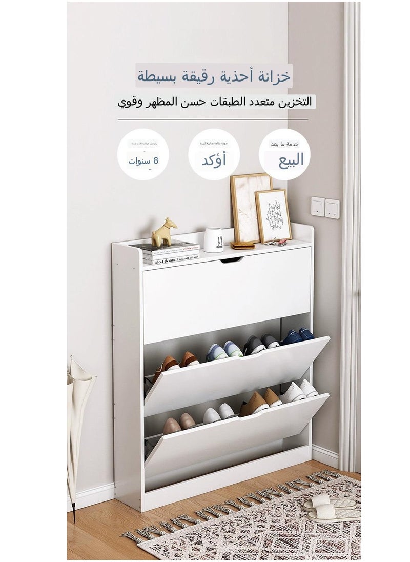 رف للأحذية رفيع للغاية لمدخل المنزل خزانة خذاء رف تخزين للأحذية الصغيرة