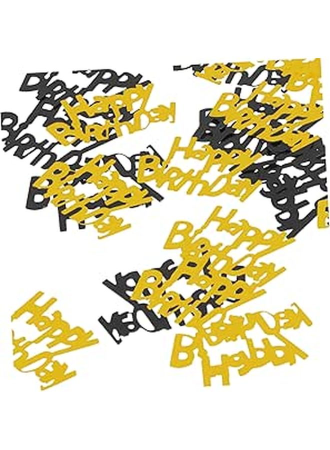 Elegant Letter Shape Confetti For Birthday Party Table Decorations 2 Bags - Image 1