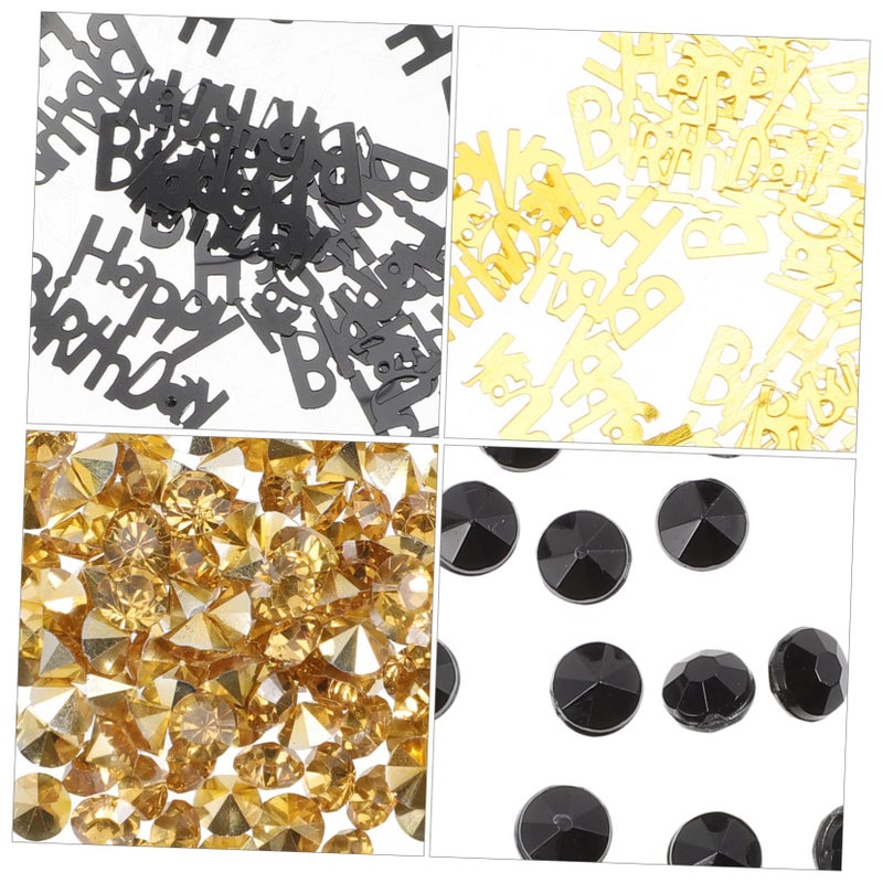 Elegant Letter Shape Confetti For Birthday Party Table Decorations 2 Bags - Image 3