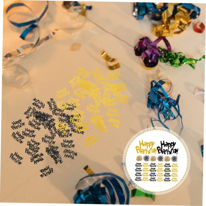 Elegant Letter Shape Confetti For Birthday Party Table Decorations 2 Bags - Image 4