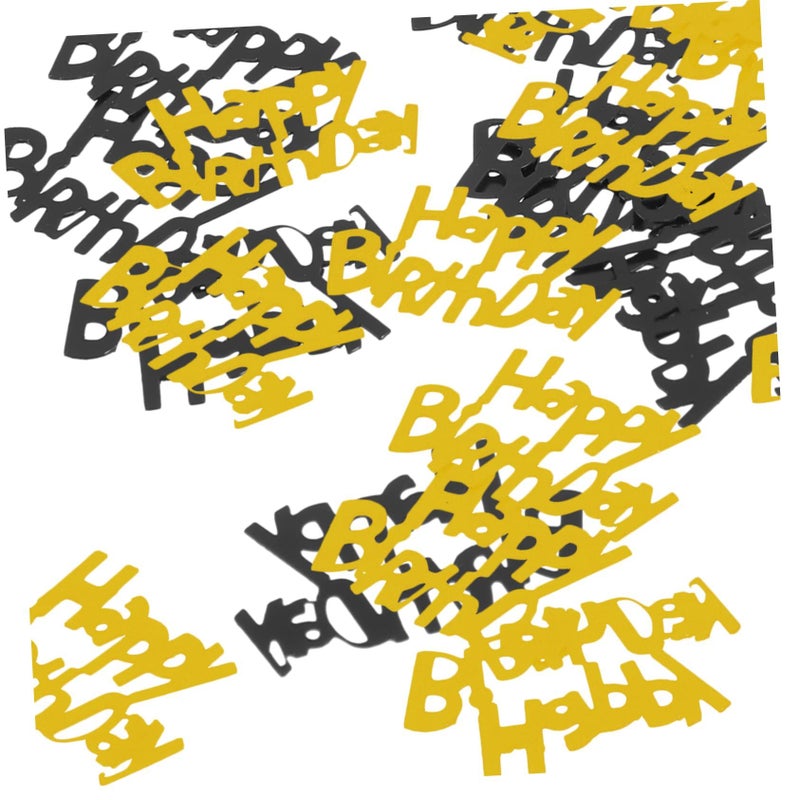 Elegant Letter Shape Confetti For Birthday Party Table Decorations 2 Bags - Image 2
