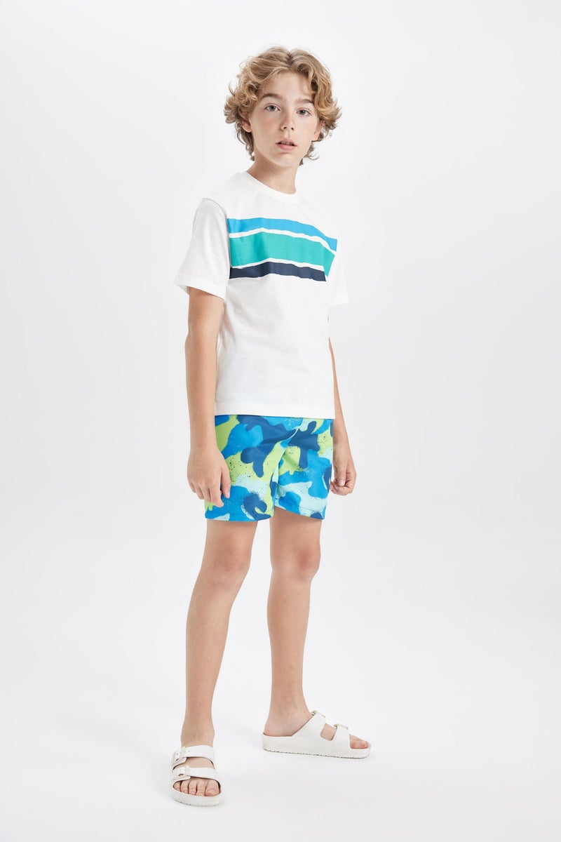 DeFacto Blue Boy Boy Swim Shorts Casual - Image 2