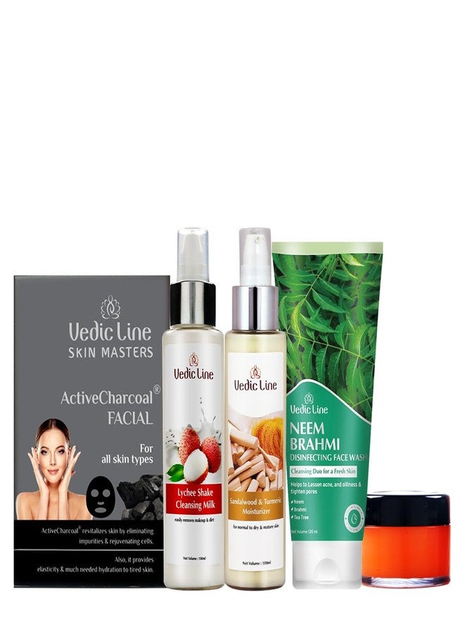 فيديك لاين مجموعة فيديكلاين للعناية الطبيعية بالوجه، مناسبة لجميع أنواع البشرة، 374 مل - Image 2